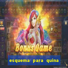 esquema para quina com 20 dezenas